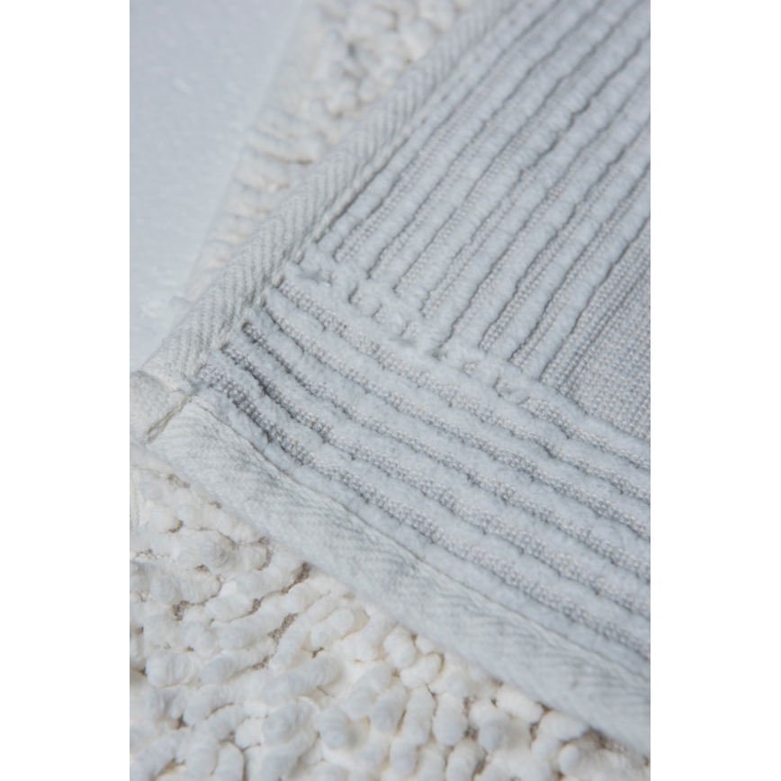 SADA 2x Koupelnová předložka STONE 60/100 cm bílá