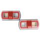 SADA 2x LED Multifunkční zadní svítidlo MULTI LED/1,5W/12-24V IP67 červená