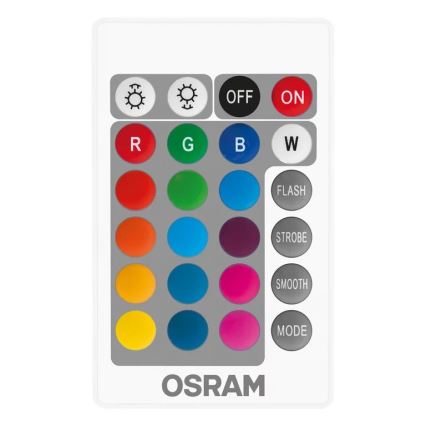 SADA 2x LED RGBW Stmívatelná žárovka B38 E14/4,9W/230V 2700K + dálkové ovládání - Osram