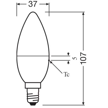 SADA 2x LED RGBW Stmívatelná žárovka B38 E14/4,9W/230V 2700K + dálkové ovládání - Osram