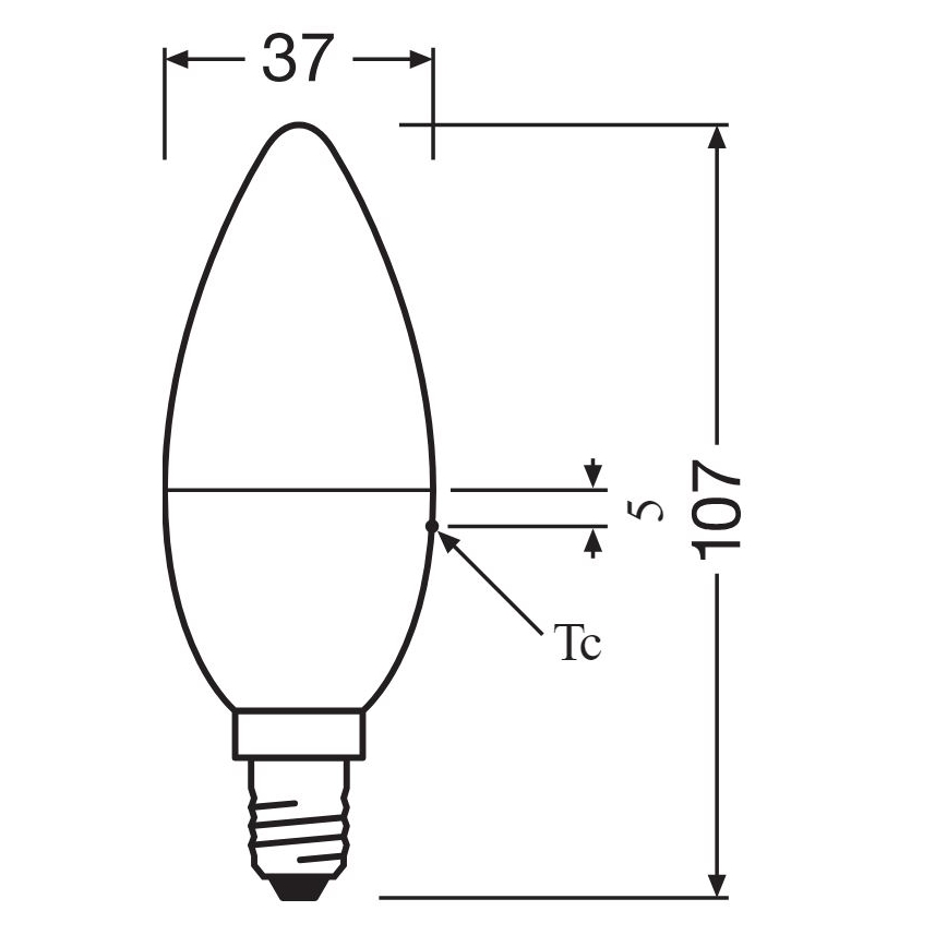 SADA 2x LED RGBW Stmívatelná žárovka B38 E14/4,9W/230V 2700K + dálkové ovládání - Osram