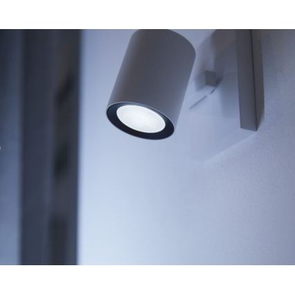 SADA 2x LED Stmívatelná žárovka Philips Hue WHITE AMBIANCE GU10/4,2W/230V  2200-6500K + dimmer switch