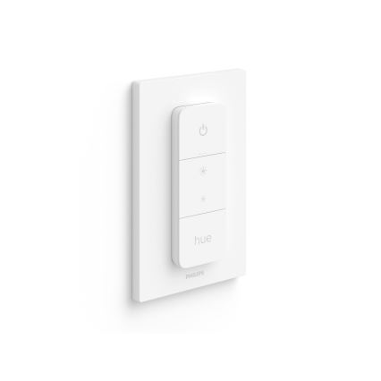 SADA 2x LED Stmívatelná žárovka Philips Hue WHITE AMBIANCE GU10/4,2W/230V  2200-6500K + dimmer switch