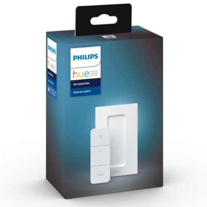 SADA 2x LED Stmívatelná žárovka Philips Hue WHITE AMBIANCE GU10/4,2W/230V  2200-6500K + dimmer switch