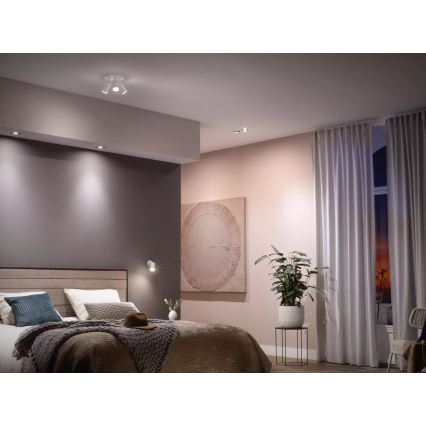 SADA 2x LED Stmívatelná žárovka Philips Hue WHITE AMBIANCE GU10/4,2W/230V 2200-6500K + Hue bridge