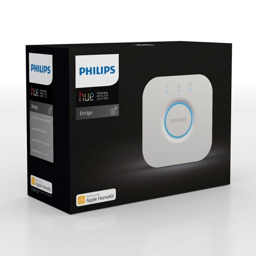 SADA 2x LED Stmívatelná žárovka Philips Hue WHITE AMBIANCE GU10/4,2W/230V 2200-6500K + Hue bridge