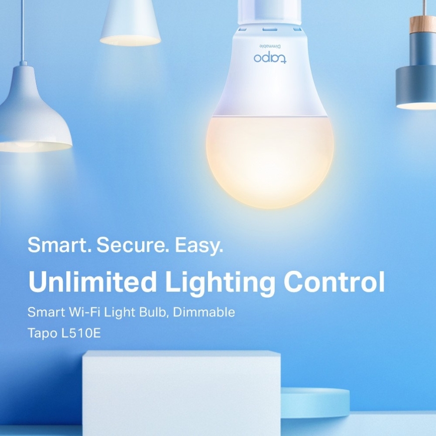 SADA 2x LED Stmívatelná žárovka A60 E27/8,7W/230V 2700K Wi-Fi - TP-Link