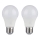SADA 2x LED Stmívatelná žárovka A60 E27/9W/230V 6400K