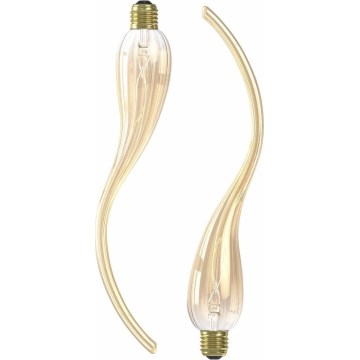 SADA 2x LED Stmívatelná žárovka LAMDA E27/4W/230V 2100K zlatá