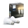 SADA 2x LED Stmívatelná žárovka Philips Hue WHITE AMBIANCE E27/8,5W/230V 2200-6500K