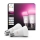 SADA 2x LED Stmívatelná žárovka Philips Hue WHITE AND COLOR AMBIANCE E27/6W/230V 1000-20000K
