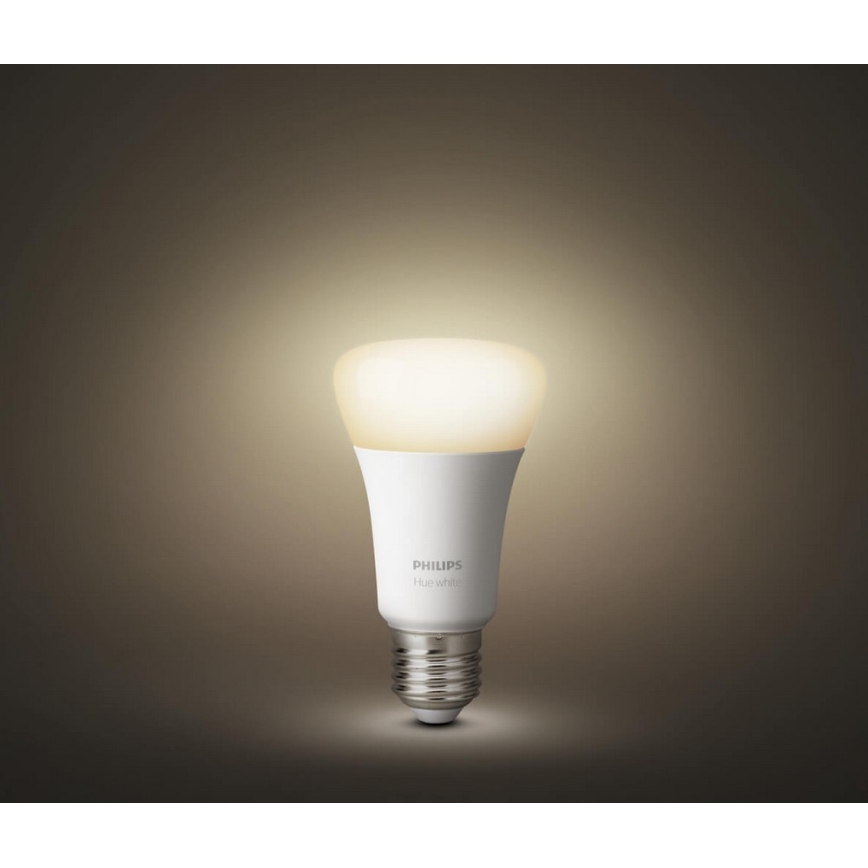 SADA 2x LED Stmívatelná žárovka Philips HUE WHITE E27/9W/230V