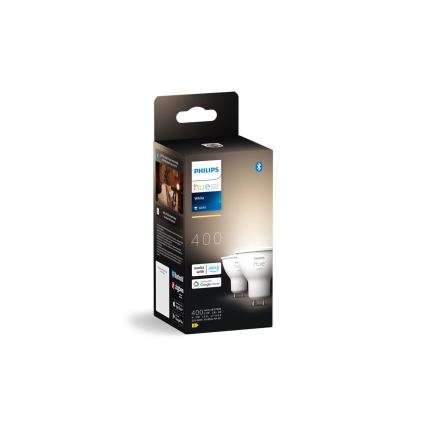 SADA 2x LED Stmívatelná žárovka Philips Hue WHITE GU10/4,2W/230V 2700K