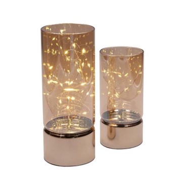 SADA 2x LED Vánoční světélko 20xLED+10xLED/2xAA+3xAA teplá bílá