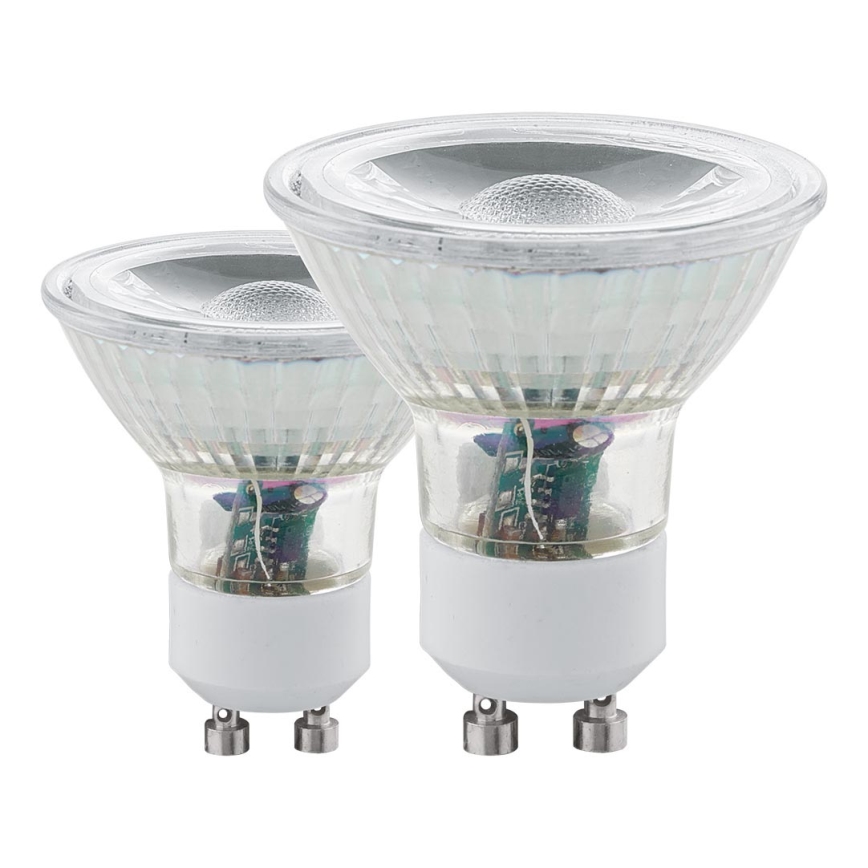 SADA 2x LED Žárovka GU10/3,4W 3000K - Eglo 11475