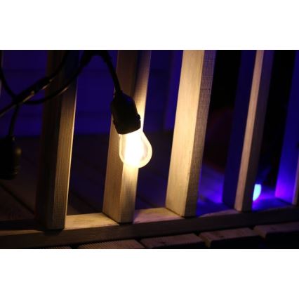SADA 2x LED Žárovka PARTY E27/0,5W/36V 2200K