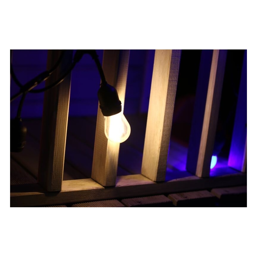 SADA 2x LED Žárovka PARTY E27/0,5W/36V 2200K