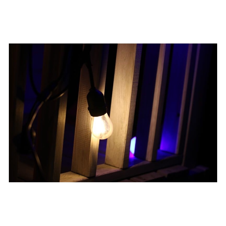 SADA 2x LED Žárovka PARTY E27/0,5W/36V 2200K