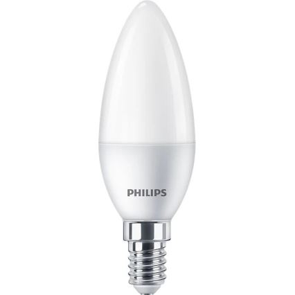 SADA 2x LED Žárovka Philips B35 E14/5W/230V 4000K