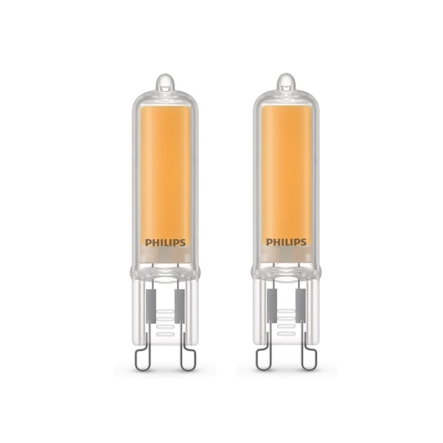 SADA 2x LED Žárovka Philips G9/3,5W/230V 2700K