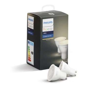 SADA 2x LED žárovka Philips GU10/5,5W/230V HUE White SADA 2x LED žárovka Philips GU10/5,5W/230V HUE White