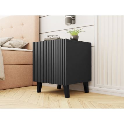 SADA 2x Noční stolek VAMOS 45x40 cm antracit