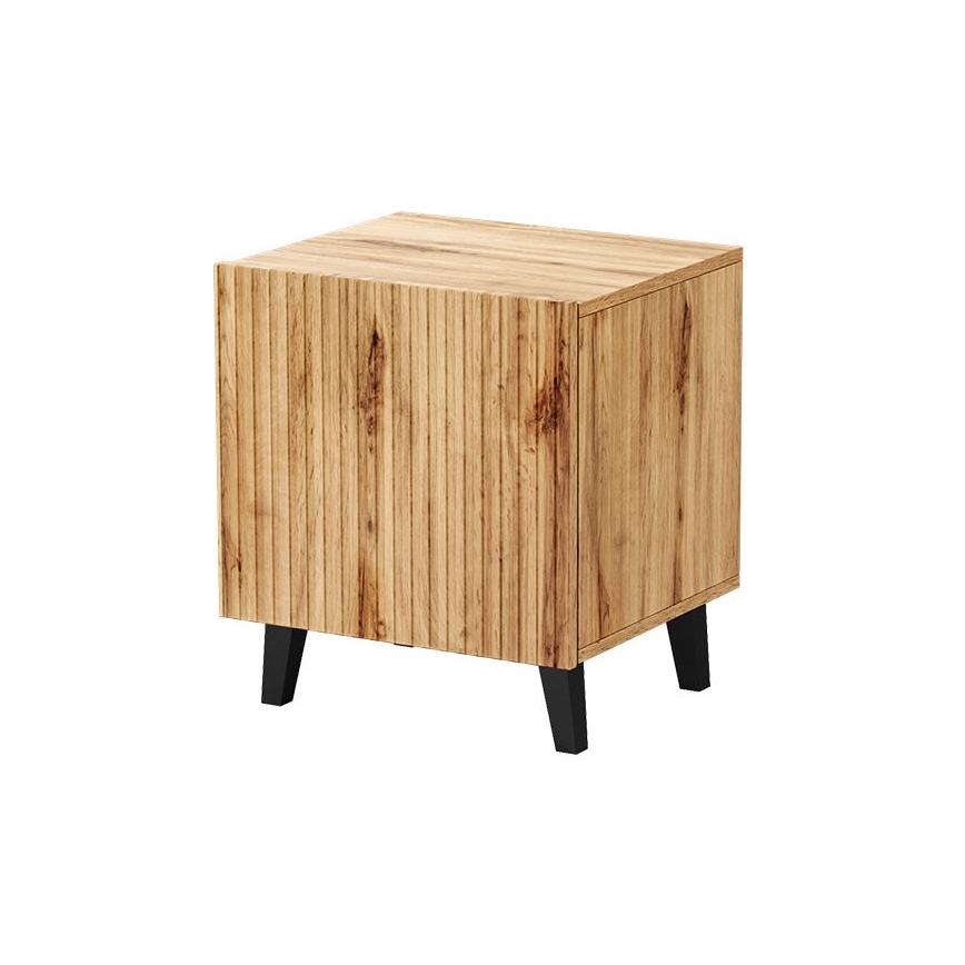 SADA 2x Noční stolek VAMOS 45x40 cm dub wotan