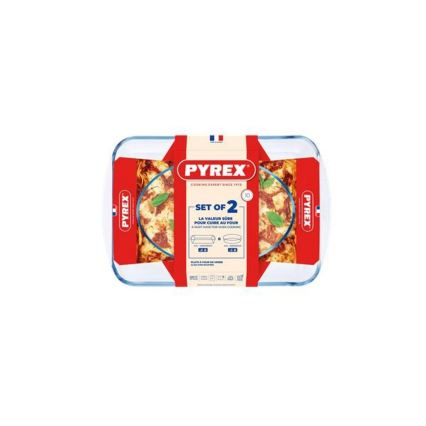 SADA 2x Pekáč PYREX 3,7/2,2 l
