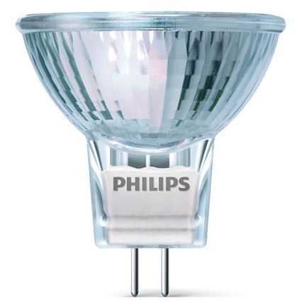 SADA 2x Průmyslová žárovka Philips HALOGEN GU4/20W/12V 3000K