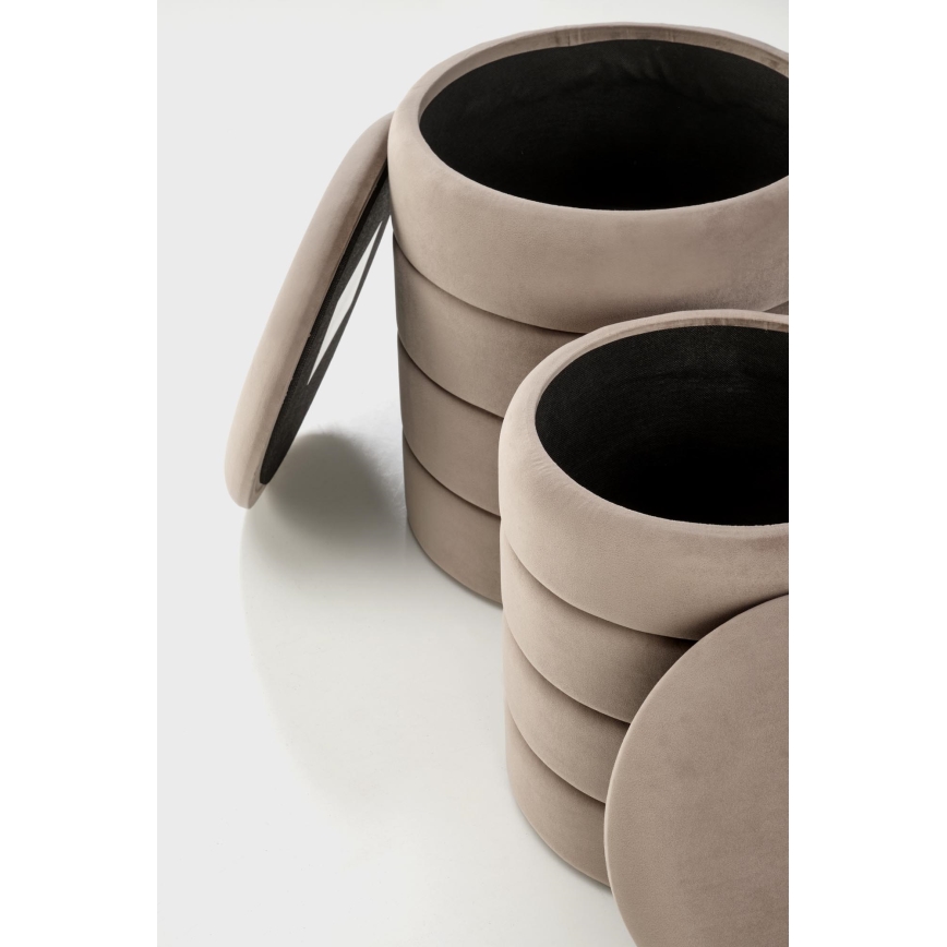 SADA 2x Taburet PAX pr. 33/40 cm taupe