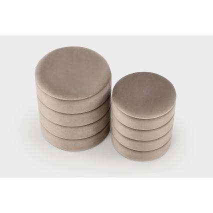 SADA 2x Taburet PAX pr. 33/40 cm taupe