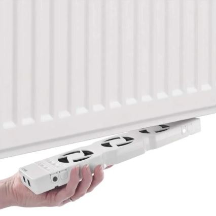 SADA 2x Ventilátor pod topení 5/230V bílá