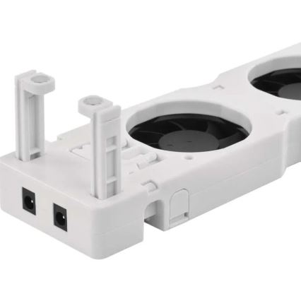 SADA 2x Ventilátor pod topení 5/230V bílá