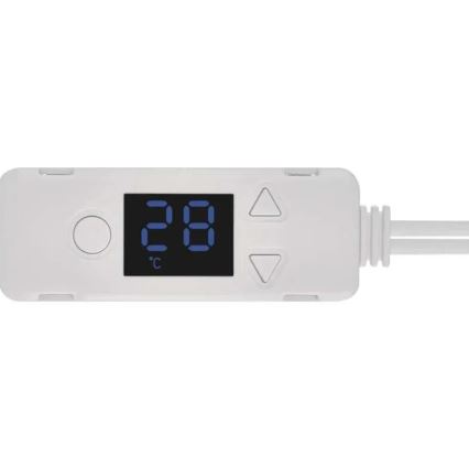 SADA 2x Ventilátor pod topení 5/230V bílá