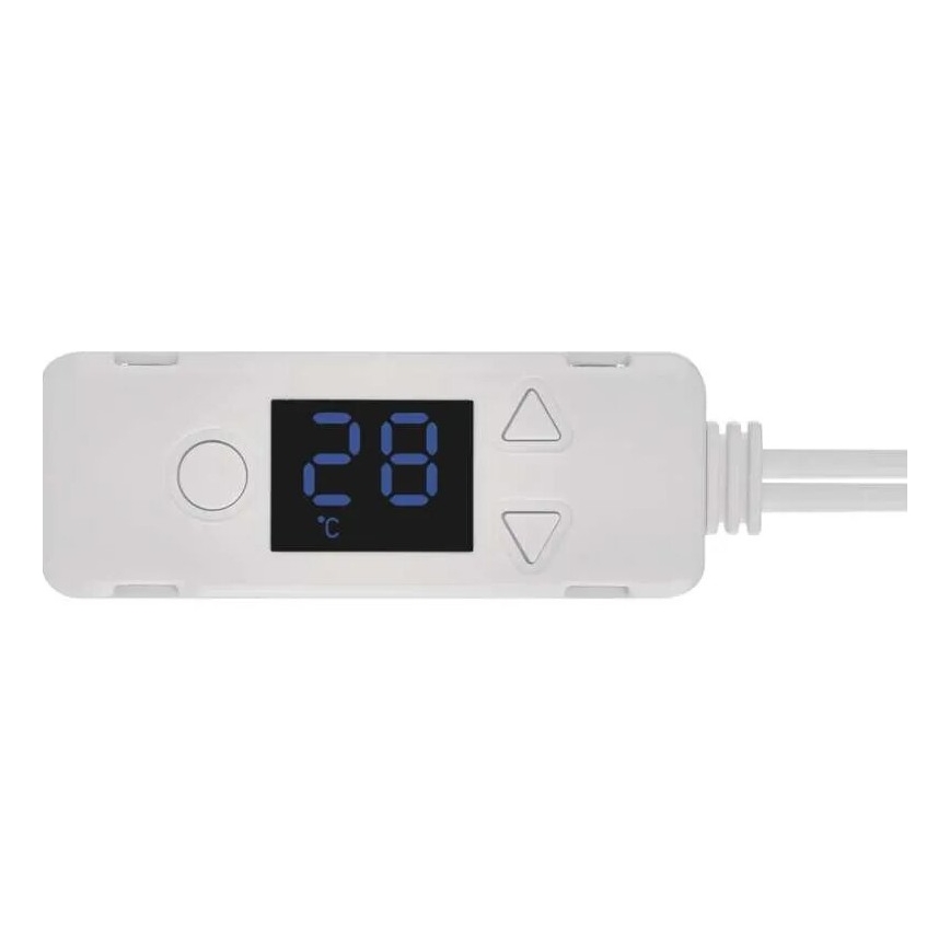 SADA 2x Ventilátor pod topení 5/230V bílá