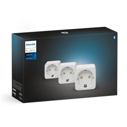 SADA 3x Chytrá zásuvka Philips Hue Smart plug EU SCHUKO