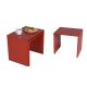 SADA 3x Konferenční stolek červená