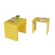 SADA 3x Konferenční stolek žlutá