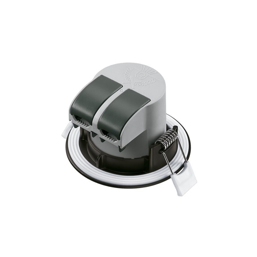 SADA 3x LED Koupelnové podhledové svítidlo LED/5,5W/230V 2700K IP65 černá