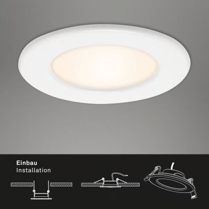 SADA 3x LED Koupelnové podhledové svítidlo LED/6W/230V 3000K IP44 bílá