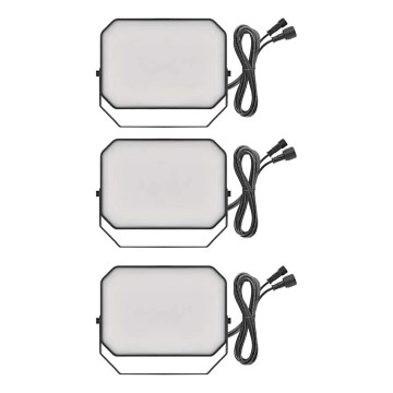 SADA 3x LED RGBIC Stmívatelný venkovní reflektor GoSmart LED/14W/230V 3000-6500K IP65 Wi-Fi Tuya