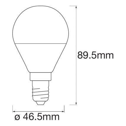 SADA 3x LED RGBW Stmívatelná žárovka SMART+ E14/5W/230V 2700K-6500K Wi-Fi - Ledvance