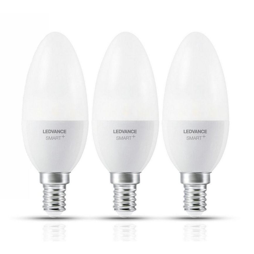 SADA 3x LED Stmívatelná žárovka SMART+ E14/5W/230V 2700K Wi-Fi - Ledvance