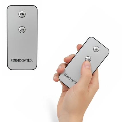 SADA 3x LED Svíčka BRILLO LED/2xAA černá + dálkové ovládání