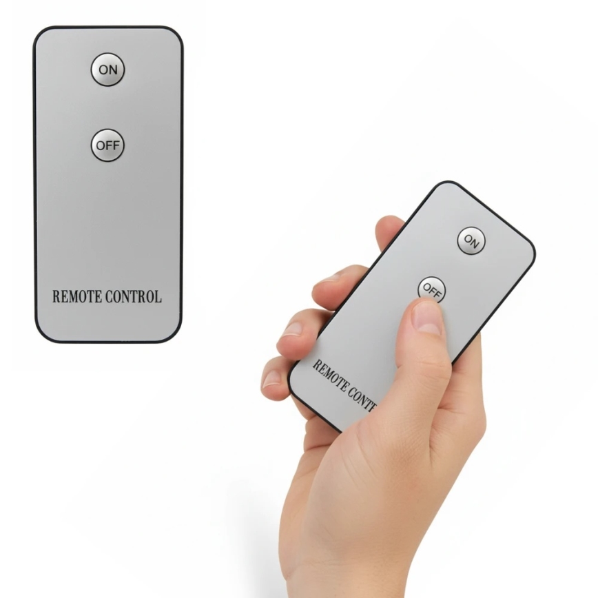 SADA 3x LED Svíčka BRILLO LED/3xAAA krémová + dálkové ovládání