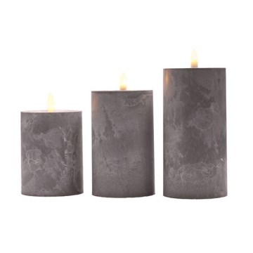 SADA 3x LED Svíčka LED/2xAA teplá bílá