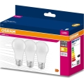 SADA 3x LED Žárovka A60 E27/10W/230V 3000K - Osram