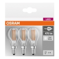 SADA 3x LED Žárovka BASE P40 E14/4W/230V 4000K – Osram