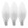 SADA 3x LED Žárovka C37 E14/6W/230V 3000K - Eglo 12884