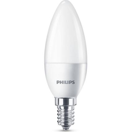 SADA 3x LED Žárovka Philips B35 E14/5,5W/230V 2700K